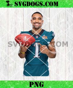 Jalen Hurts Eagles Super Bowl Lix PNG