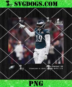 Josh Sweat Philadelphia Eagles NFL Super Bowl LIX Champions PNG