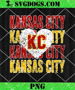 Kansas City Chiefs Heart PNG