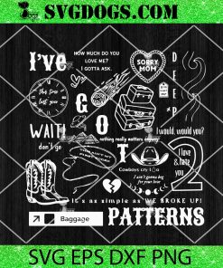 Kelsea Patterns Album SVG PNG