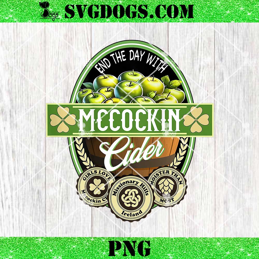 Mccockin Cider PNG, Funny St Patricks Day PNG Mccockin Cider PNG, Funny St Patricks Day PNG
