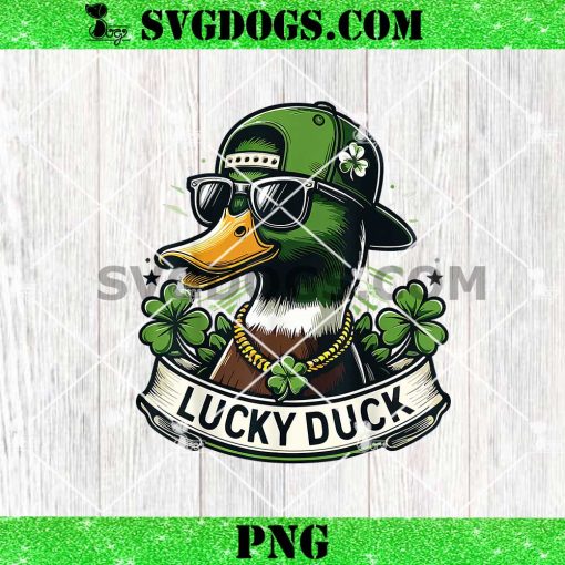 Patricks Day Lucky Duck PNG