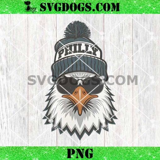 Philadelphia Eagles Fan PNG, Philadelphia Eagles with Sunglasses PNG