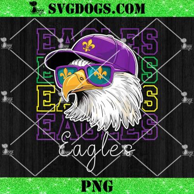 eagles mardi gras beads