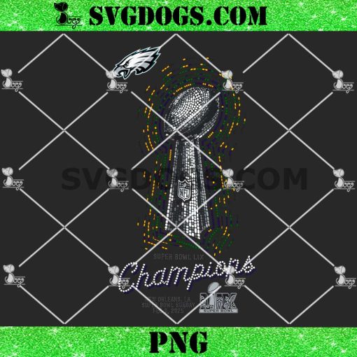 Philadelphia Eagles Super Bowl LIX Champions 2024 PNG