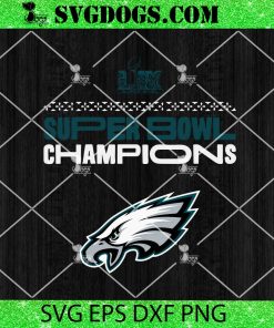 Philadelphia Eagles Super Bowl LIX Champions 2025 SVG