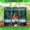 Philadelphia Super Bowl Champions 20oz Tumbler Wrap PNG