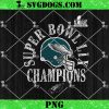 Philadelphia Eagles Super Bowl LIX Champions 2025 SVG