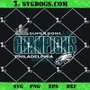 Philadelphia Eagles Super Bowl LIX Champions Roster SVG