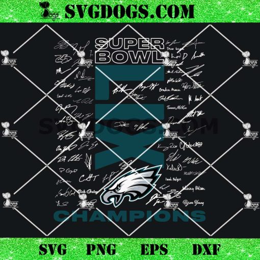 Super Bowl LIX Champions Eagles SVG PNG