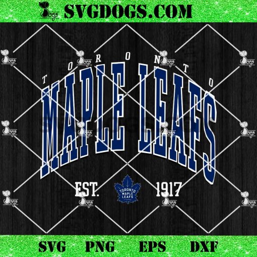 Toronto Maple Leafs EST 1917 SVG, Vintage Toronto Hockey SVG