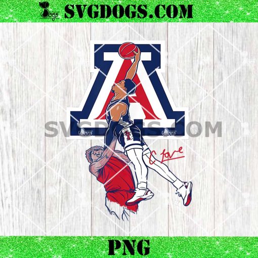 Caleb Love PNG, Poster Dunk PNG, Arizona Wildcats Basketball PNG