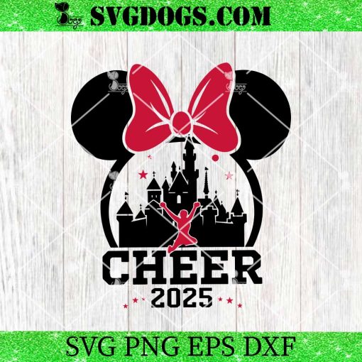 Cheer 2025 Minnie Bow SVG, Magic Kingdom Walt Disney World SVG