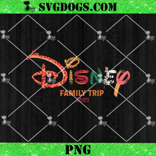Disney Family Trip 2025 PNG