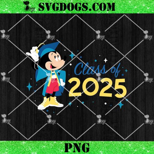Disney Mickey Mouse Class of 2025 PNG