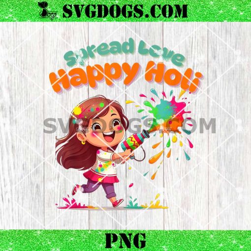Happy Holi Indian Festival of Colors PNG, Sperad Love Happy Holi PNG