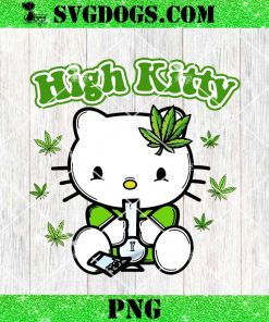 High Kitty PNG, Hello Kitty Weed PNG, Hello Kitty 420 PNG