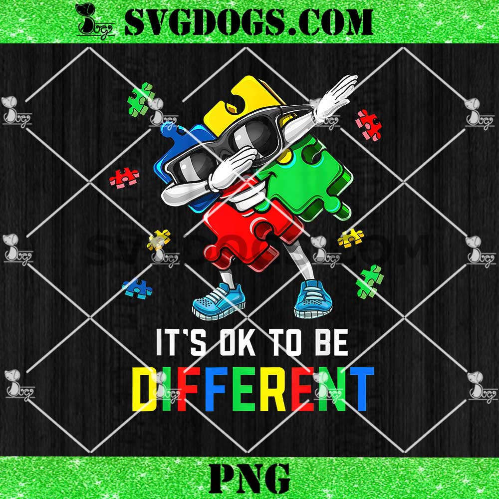 Its OK To Be Different Dabbing Puzzle Autism PNG Its OK To Be Different Dabbing Puzzle Autism PNG