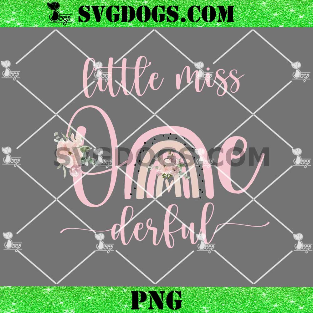 Little Miss One Derful PNG Little Miss One Derful PNG