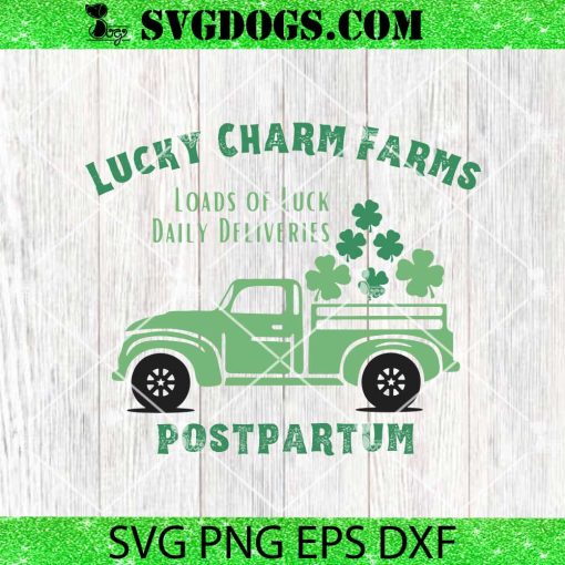 Lucky Charm Farms Postpartum SVG PNG