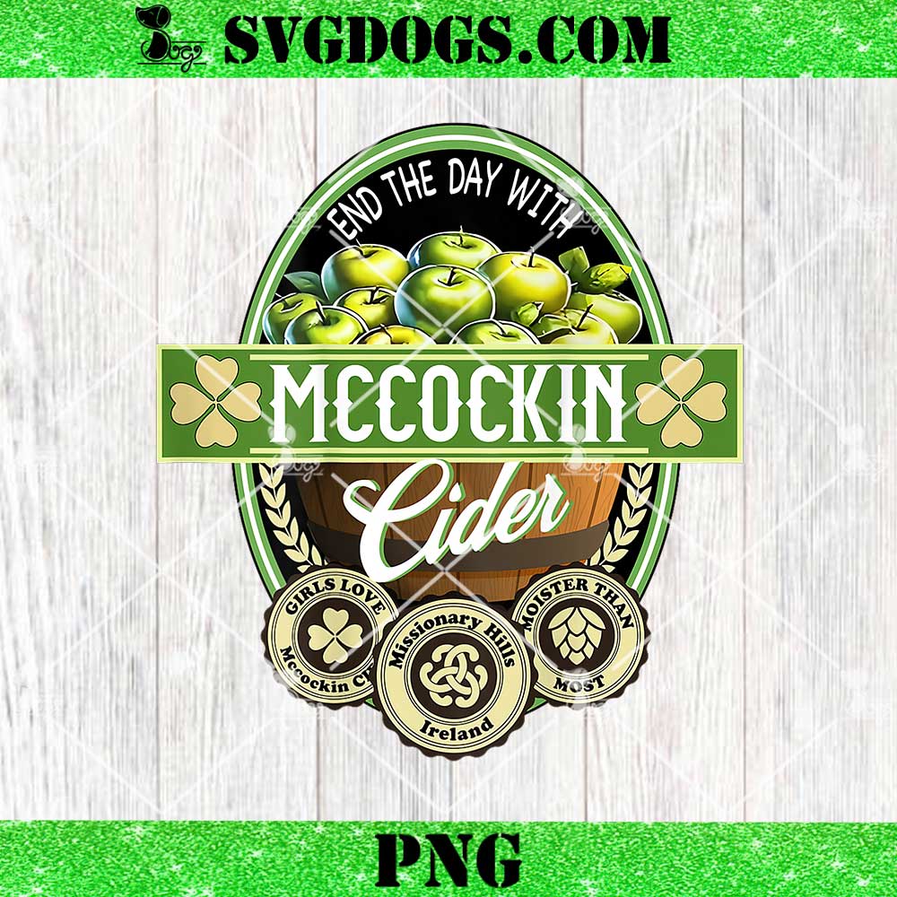 Mccockin Cider PNG, Funny St Patricks Day PNG Mccockin Cider PNG, Funny St Patricks Day PNG