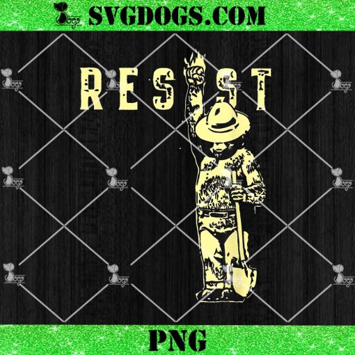 Smokey Bear Resist PNG