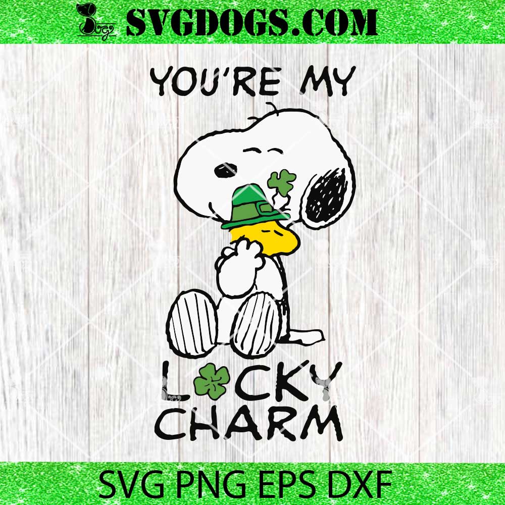 St Patrick's Snoopy SVG, You're My Lucky Charm SVG St Patrick's Snoopy SVG, You're My Lucky Charm SVG