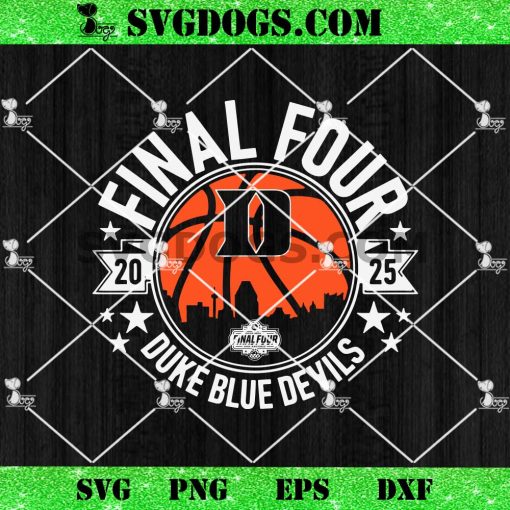 2025 Final Four Duke Blue Devils Basketball SVG