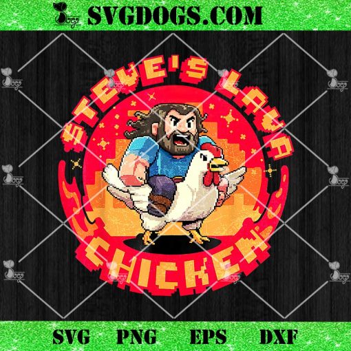Craft Lava Chicken Steve Miner PNG, Lava Chicken Miners Meme Steve Pixel Gaming PNG