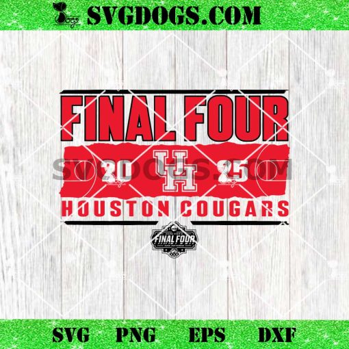 Final Four 2025 Ncaa Mens Basketball Houston Cougars SVG