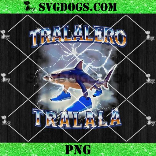 Tralalero Tralala Shark Meme Bootle PNG