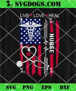 American Flag Nurse Day SVG PNG