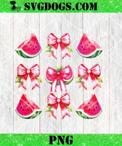 Boho Coquette Watermelon PNG