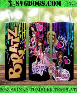 Bratz Love 20oz Tumbler Wrap PNG
