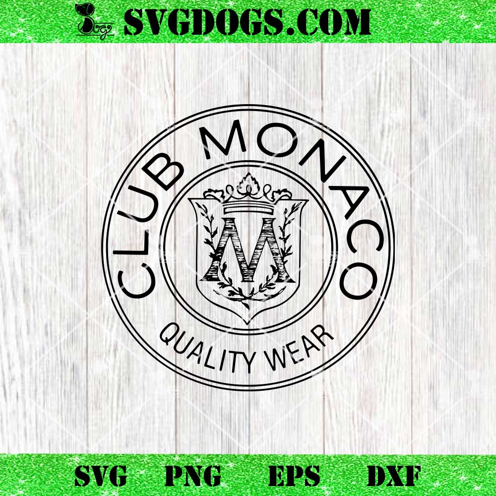 Club Monaco Quality Wear Logo SVG PNG Club Monaco Quality Wear Logo SVG PNG