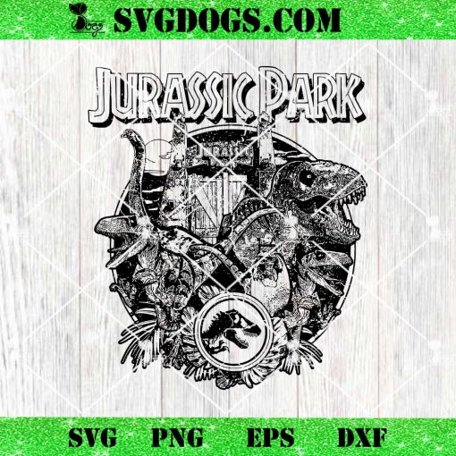 Disney Jurassic Park SVG, Jurassic Park Distressed SVG PNG