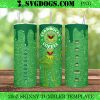 Cookie Monster 20oz Tumbler Wrap PNG, Sesame Street PNG