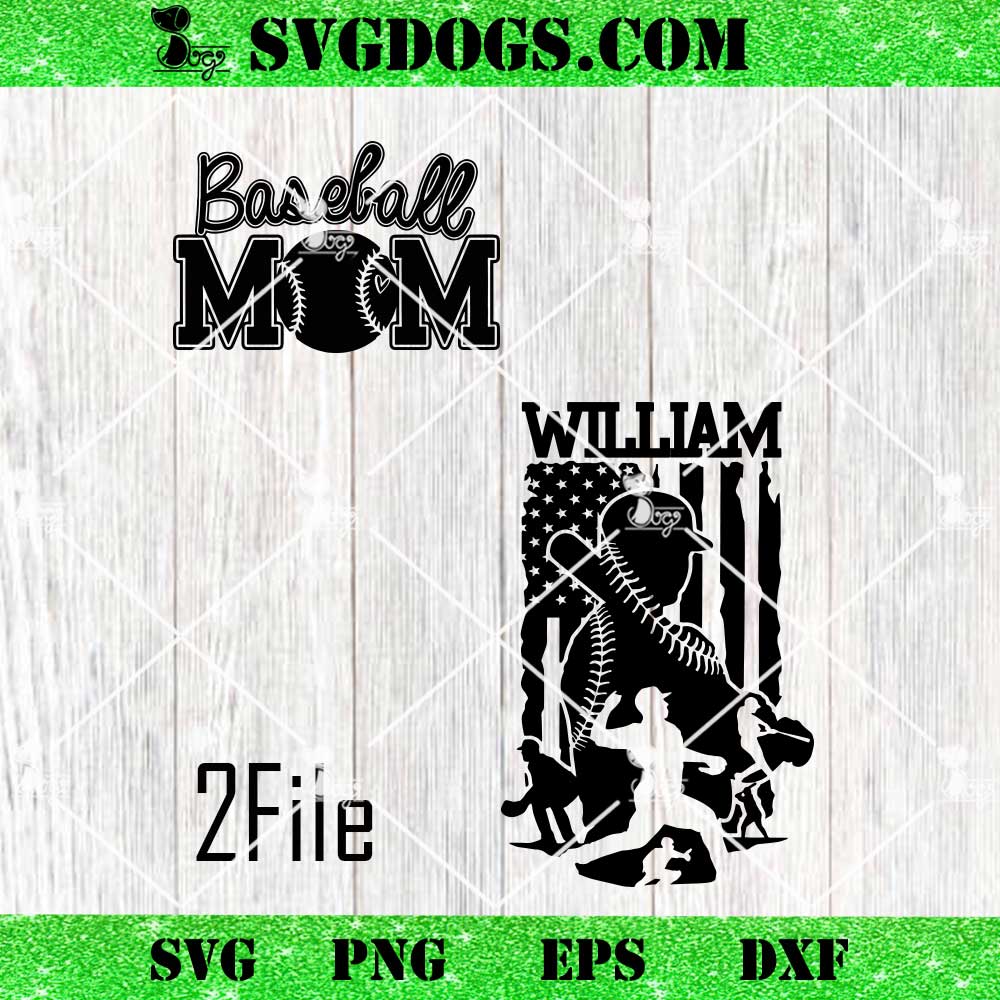 Personalized Baseball Mom SVG, Custom Name and Number Baseball SVG PNG Personalized Baseball Mom SVG, Custom Name and Number Baseball SVG PNG