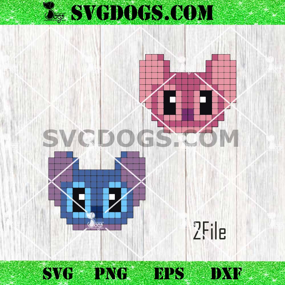 Pixel Art Stitch SVG Bundle, Disney Stitch SVG Pixel Art Stitch SVG Bundle, Disney Stitch SVG