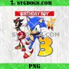 Sonic Birthday Boy 5th Custom PNG