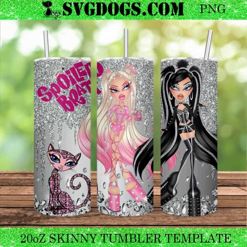 Spoiled Bratz 20oz Tumbler Wrap PNG