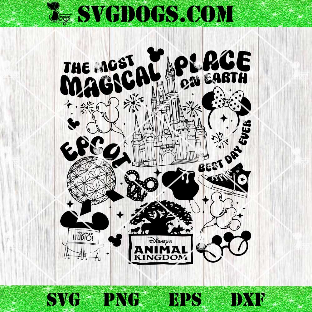 The Most Magical Place On Earth SVG, Animal Kingdom SVG The Most Magical Place On Earth SVG, Animal Kingdom SVG