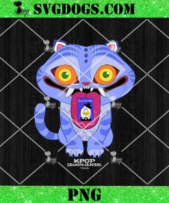 Cat Officially Licensed PNG, Kpop Demon Hunter Tiger PNG