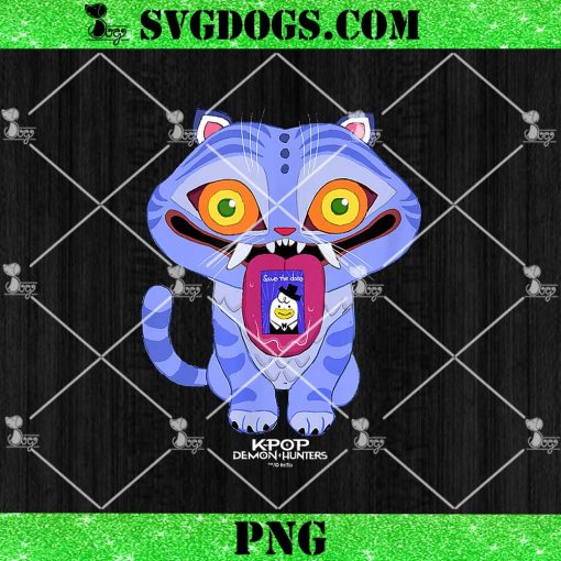 Cat Officially Licensed PNG, Kpop Demon Hunter Tiger PNG
