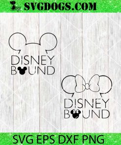 Disney Bound SVG Bundle, Mickey Mouse Disney Bound SVG