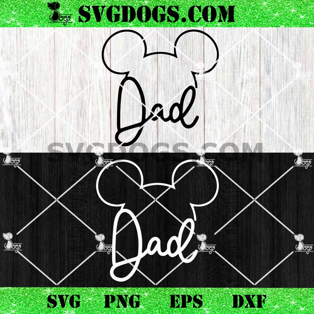 Disney Mickey Dad SVG PNG, Fathers Day Disney SVG Disney Mickey Dad SVG PNG, Fathers Day Disney SVG