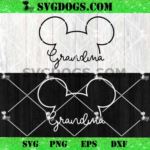 Disney Mickey Grandma SVG PNG