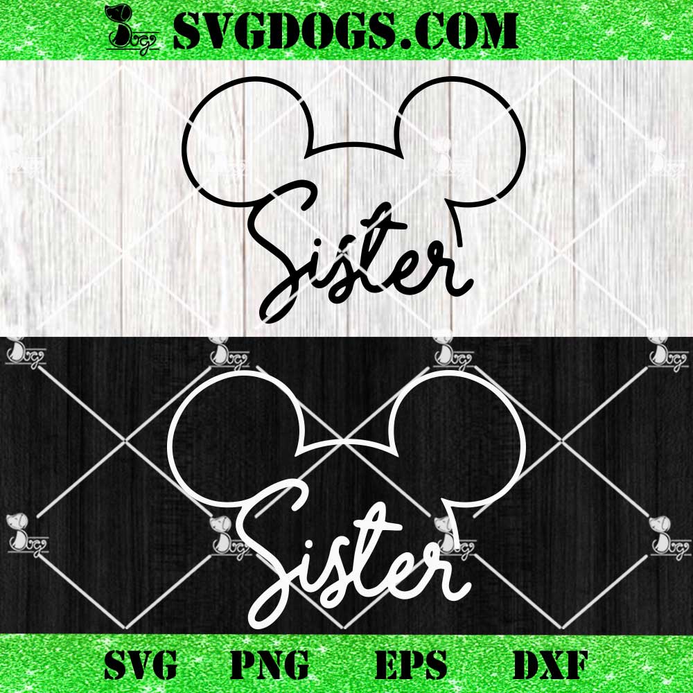 Disney Mickey Sister SVG PNG Disney Mickey Sister SVG PNG