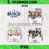 Dog Coors Light PNG, Coors Light 4TH Of July PNG