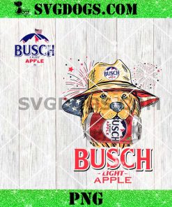 Dog Busch Light Apple PNG Bundle, Busch Light 4TH Of July PNG